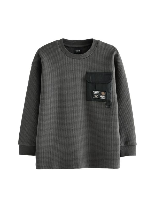 Next Next Majica  siva / crna