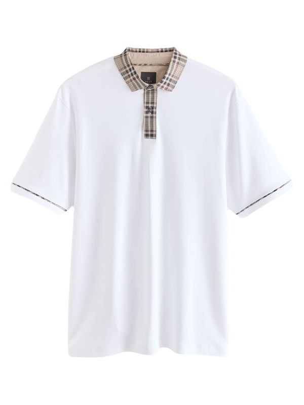 Next Next Majica  sivkasto bež / tamno smeđa / crna / bijela