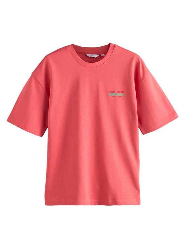 Next Next Majica  smaragdno zelena / malina / tamno crvena