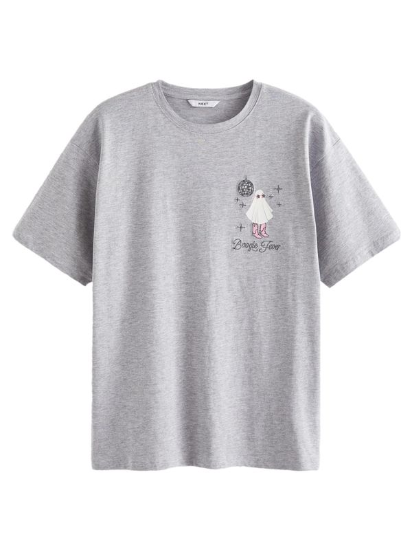 Next Next Majica  srebrno siva / siva melange / svijetloroza / bijela