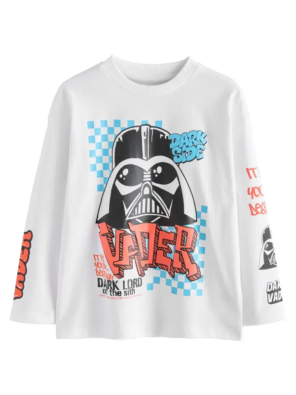 Next Next Majica 'Star Wars'  azur / krvavo crvena / crna / bijela