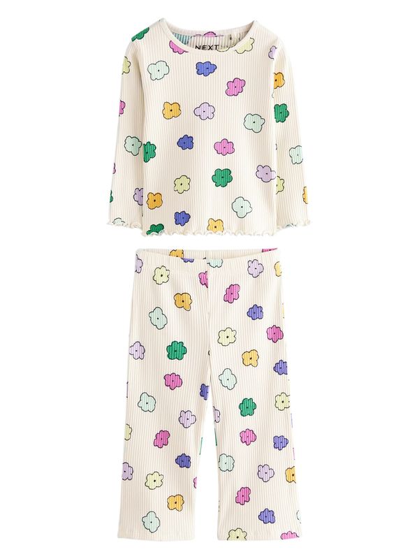 Next Next Majica  svijetlobež / zelena / narančasta / roza