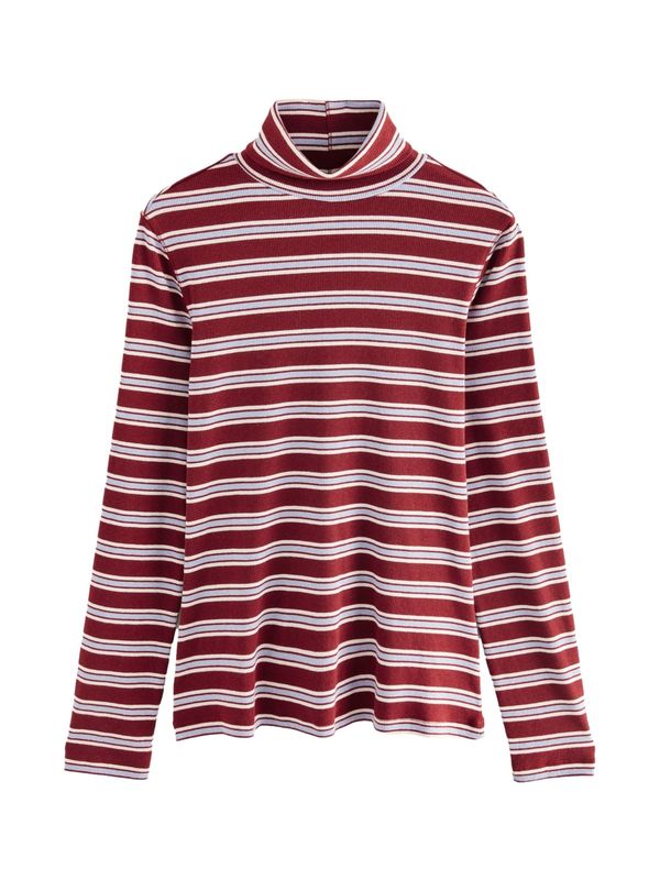 Next Next Majica  svijetloplava / burgund / bijela