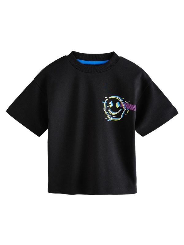 Next Next Majica  svijetloplava / svijetložuta / tamno ljubičasta / crna / bijela