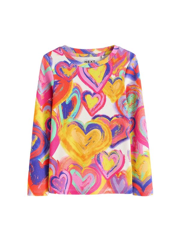 Next Next Majica  svijetloplava / žuta / roza / bijela