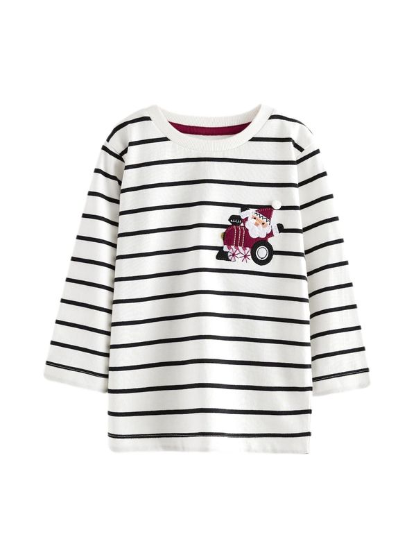 Next Next Majica  tamno bež / cappuccino / burgund / crna / bijela