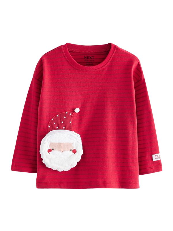 Next Next Majica  tamo siva / crvena / bijela