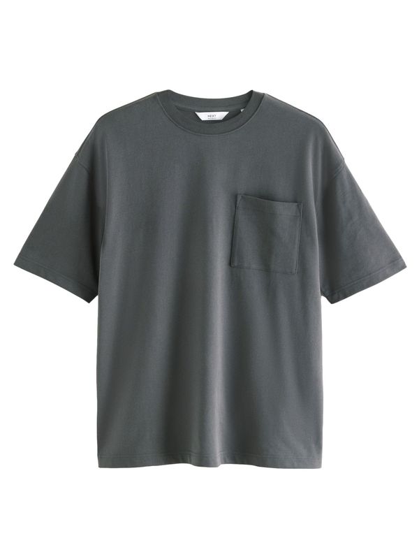 Next Next Majica  tamo siva