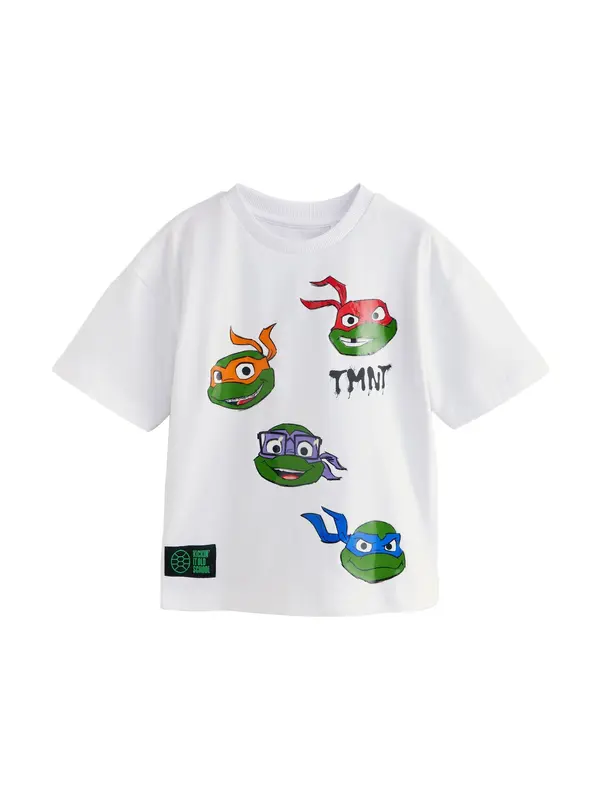 Next Next Majica 'Teenage Mutant Ninja Turtles'  plava / zelena / crvena / bijela