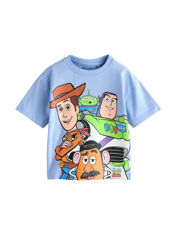 Next Next Majica 'Toy Story'  svijetloplava / smeđa / zelena