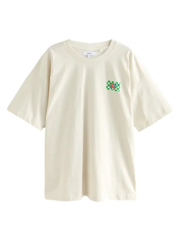 Next Next Majica  zelena / petrol / crvena / vuneno bijela