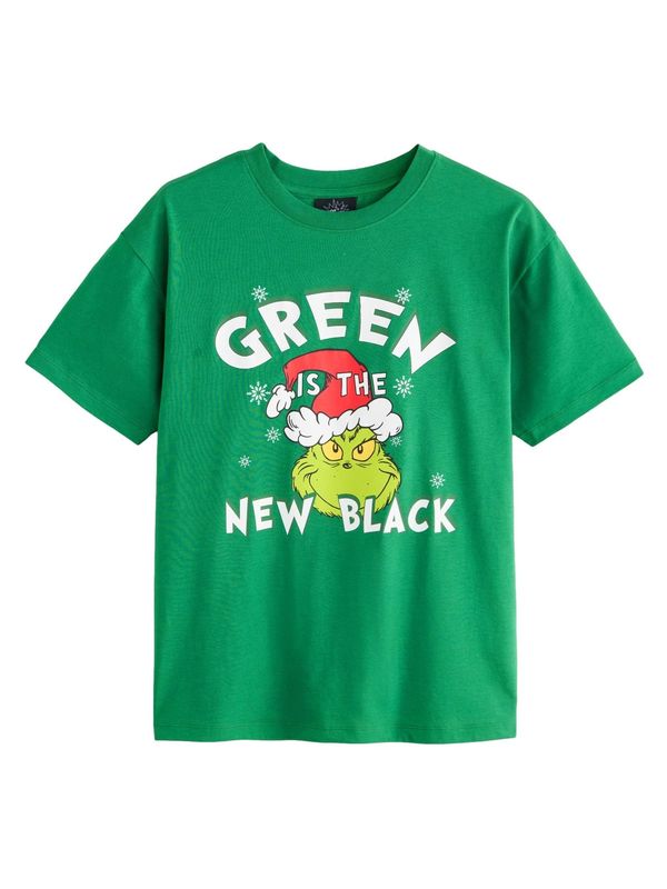 Next Next Majica  zelena / svijetlozelena / crvena / bijela