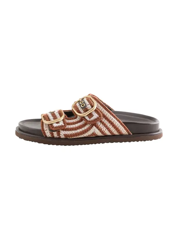 Next Next Natikače s potpeticom 'Forever Comfort'  čokolada / prljavo bijela