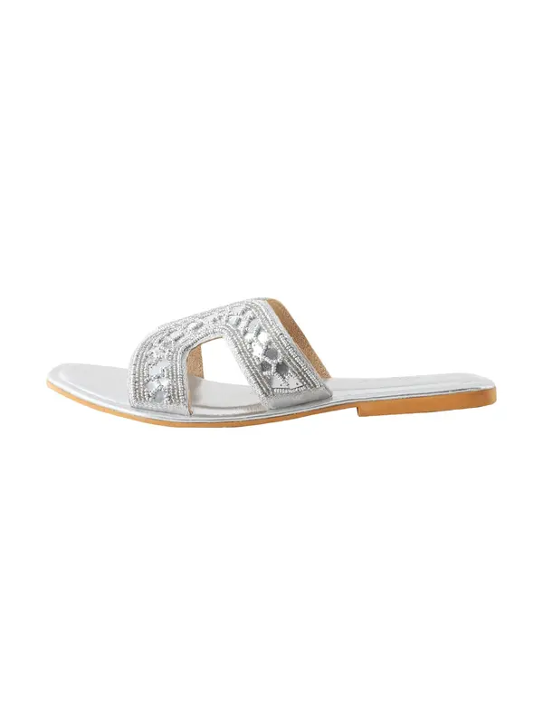 Next Next Natikače s potpeticom 'Forever Comfort'  srebro