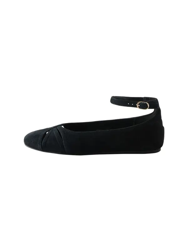 Next Next Otvorene balerinke 'Forever Comfort'  crna