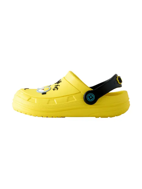 Next Next Otvorene cipele 'Minions'  žuta / crna / bijela