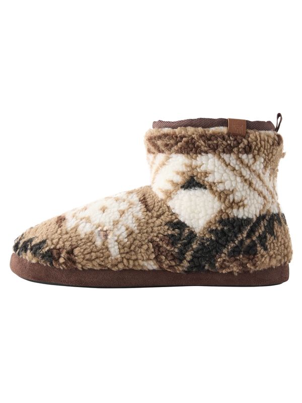 Next Next Papuče  bež / crna / bijela