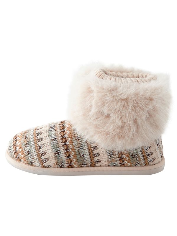 Next Next Papuče  bež / nebesko plava / smeđa / maslinasta