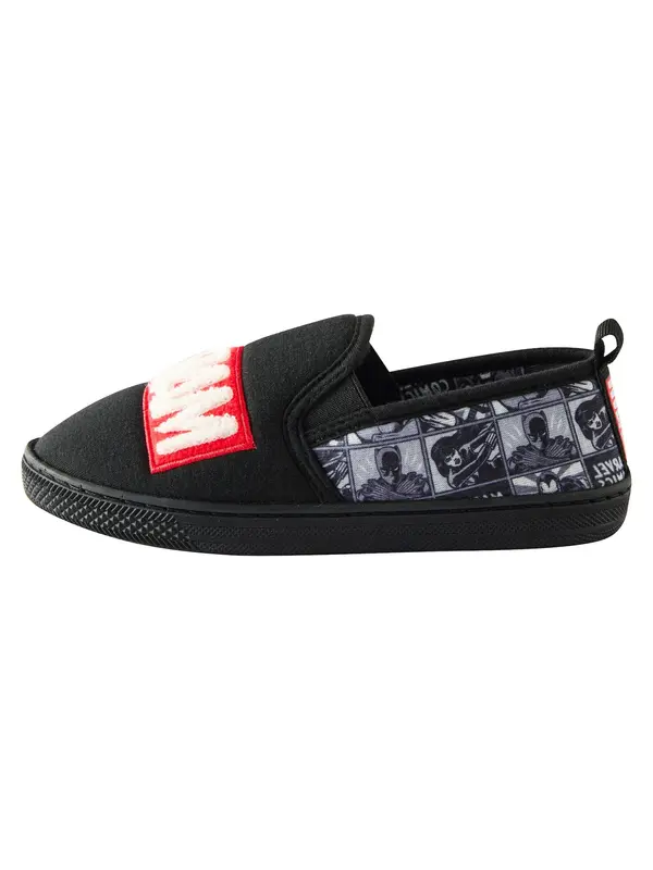Next Next Papuče 'Marvel'  siva / crvena / crna / bijela