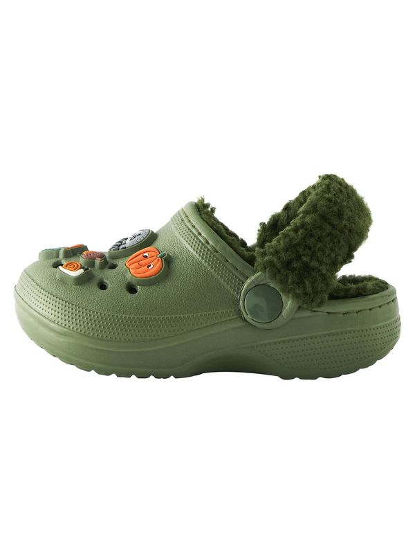 Next Next Papuče  maslinasta / miks boja