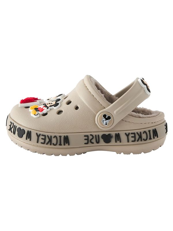 Next Next Papuče 'Mickey Mouse'  bež / miks boja / crna