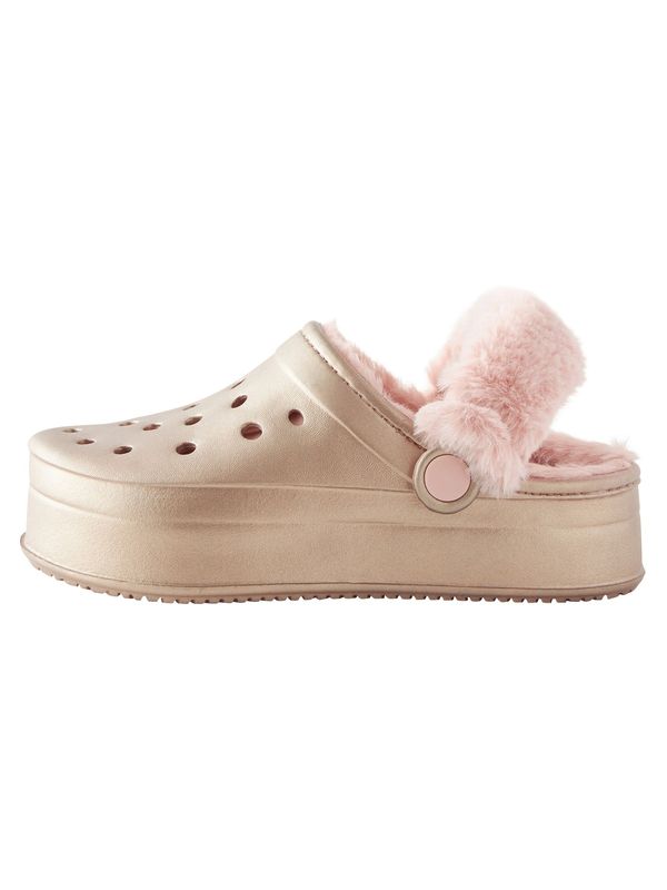 Next Next Papuče  rozo zlatna / roza