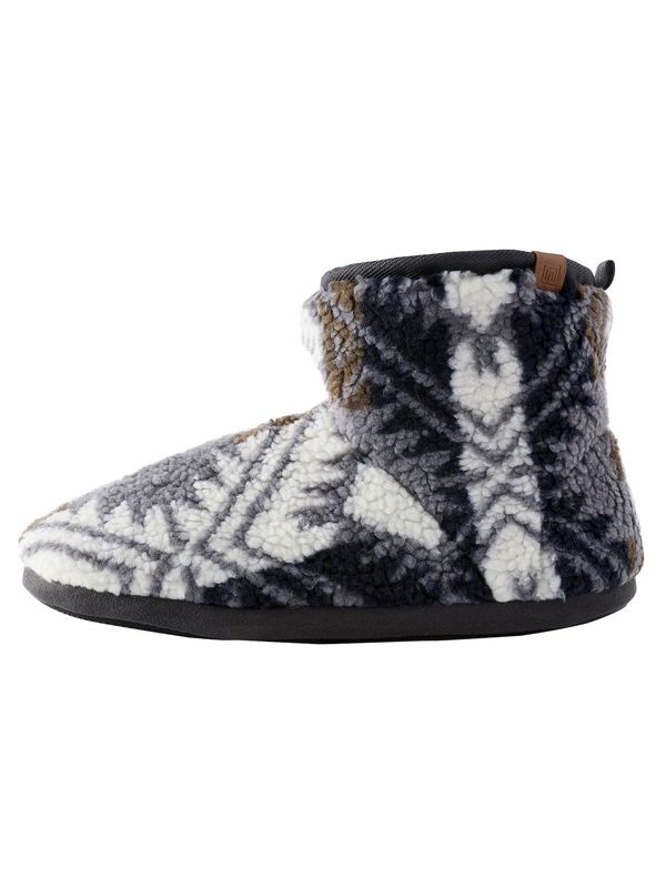 Next Next Papuče  siva / crna / bijela