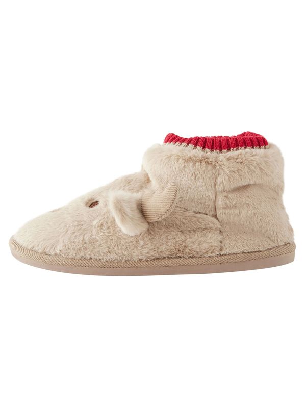 Next Next Papuče  smeđa / crvena / crna