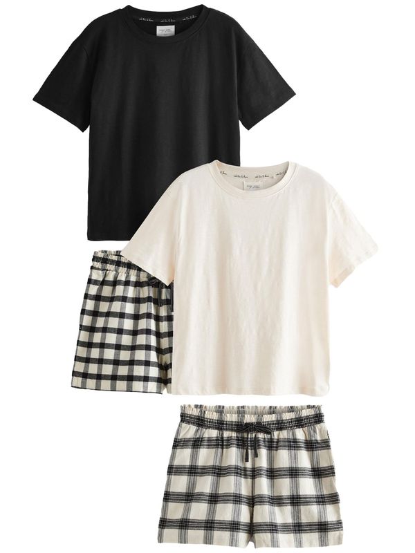 Next Next Pidžama  bež / crna