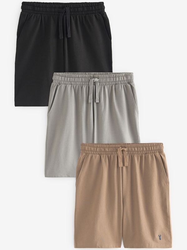 Next Next Pidžama hlače  bež / svijetlosiva / crna