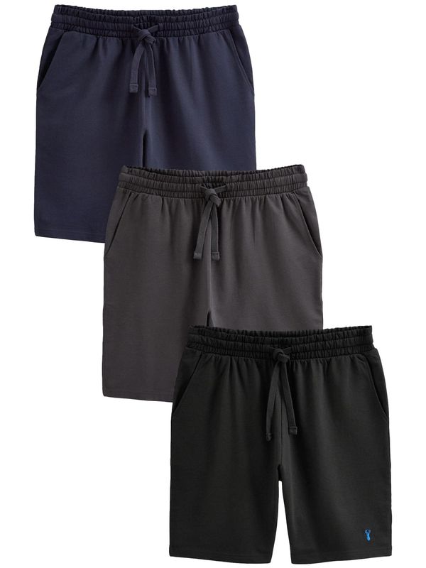 Next Next Pidžama hlače  morsko plava / tamo siva / crna