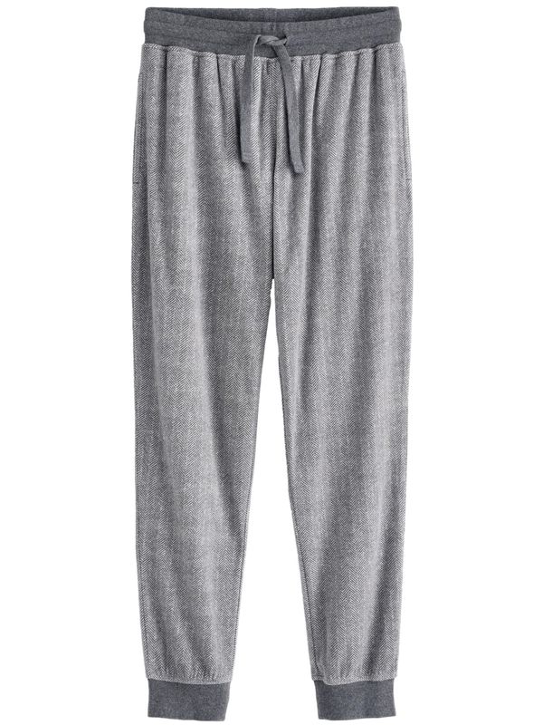 Next Next Pidžama hlače  siva / tamo siva