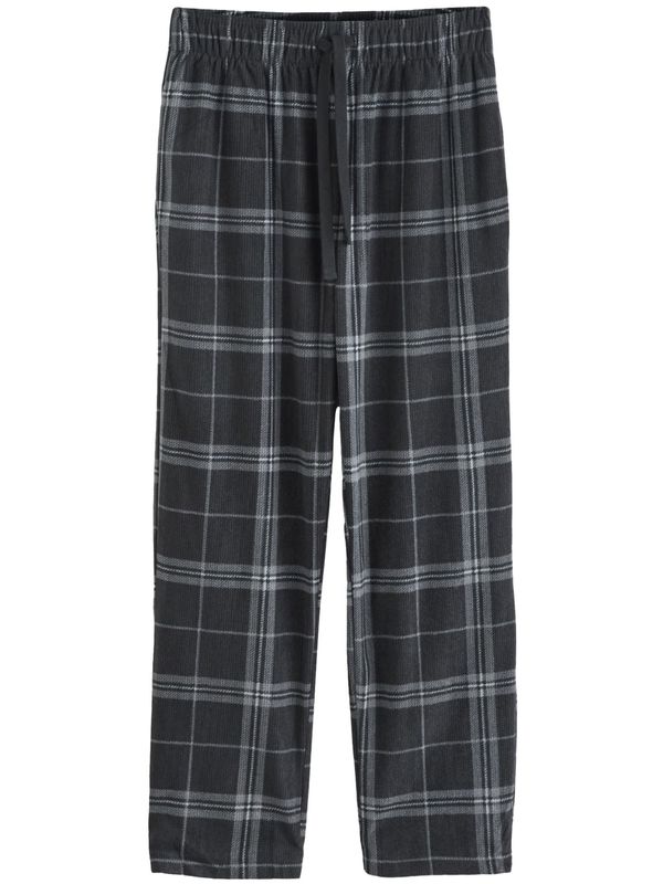 Next Next Pidžama hlače  svijetlosiva / crna