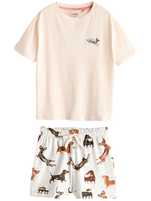 Next Next Pidžama  nude / ecru/prljavo bijela