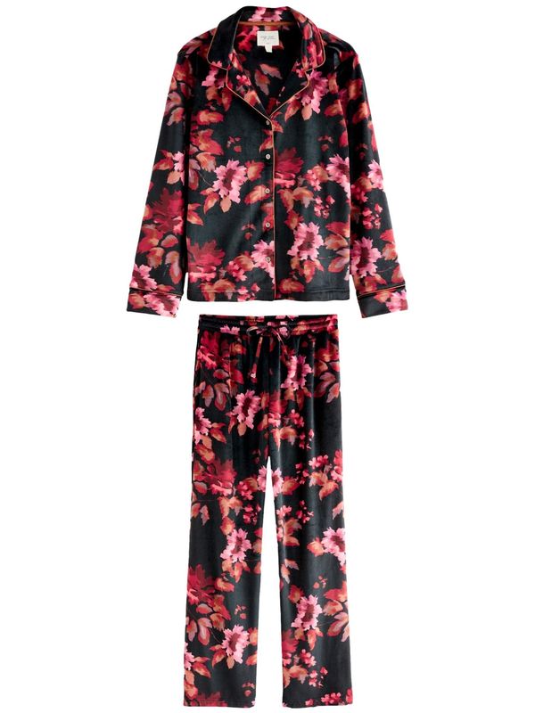 Next Next Pidžama  roza / crvena / crna