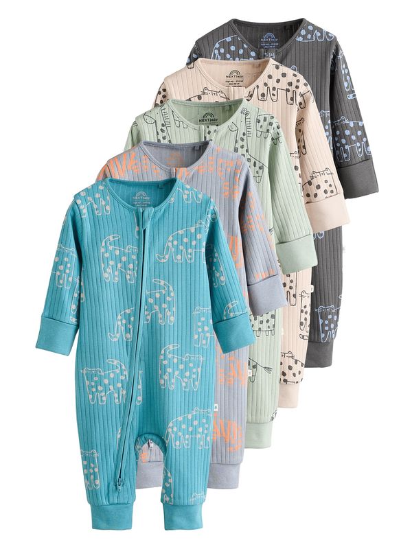 Next Next Pidžama set  bež / azur / akvamarin / bazalt siva / marelica
