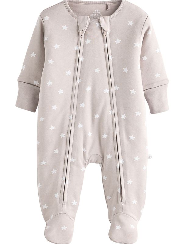 Next Next Pidžama set  bež / bijela