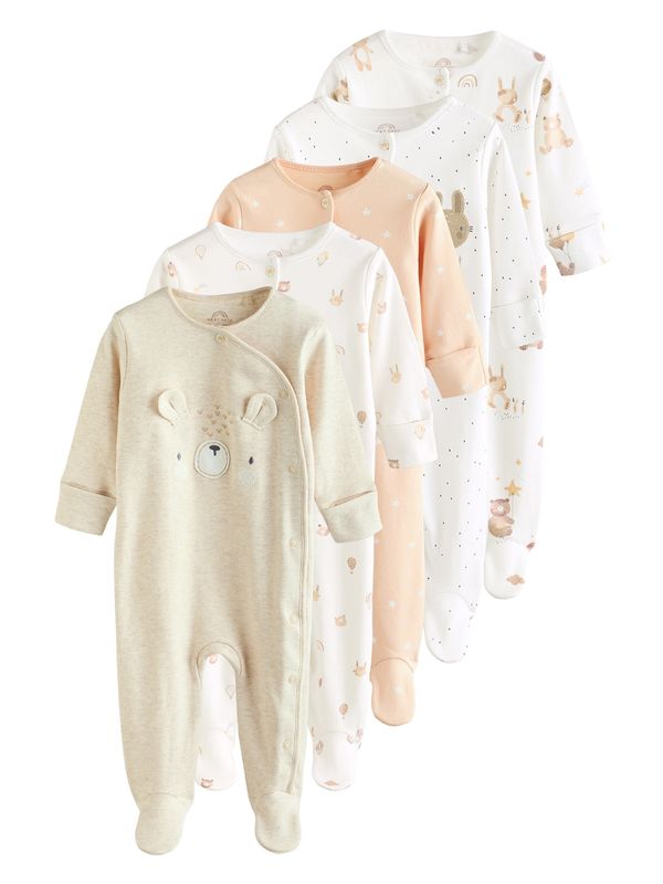 Next Next Pidžama set  boja pijeska / breskva / bijela