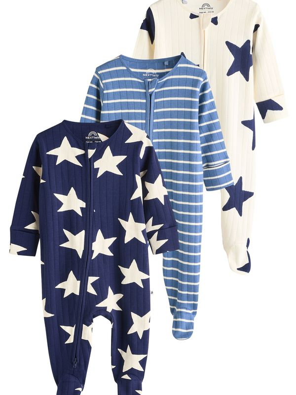 Next Next Pidžama set  boja pijeska / mornarsko plava / azur / bijela