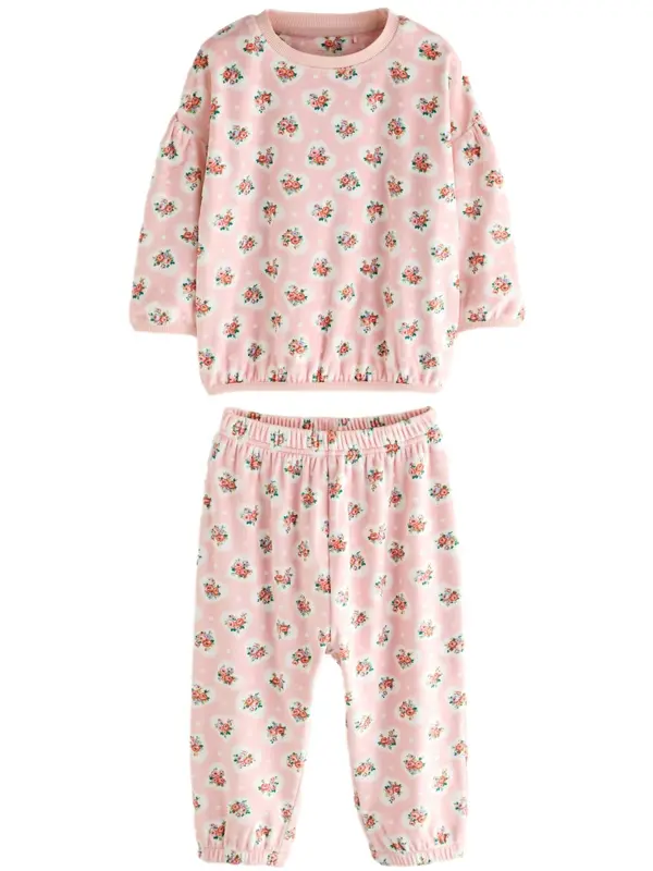 Next Next Pidžama set 'Cath Kidston'  plava / zelena / roza / bijela