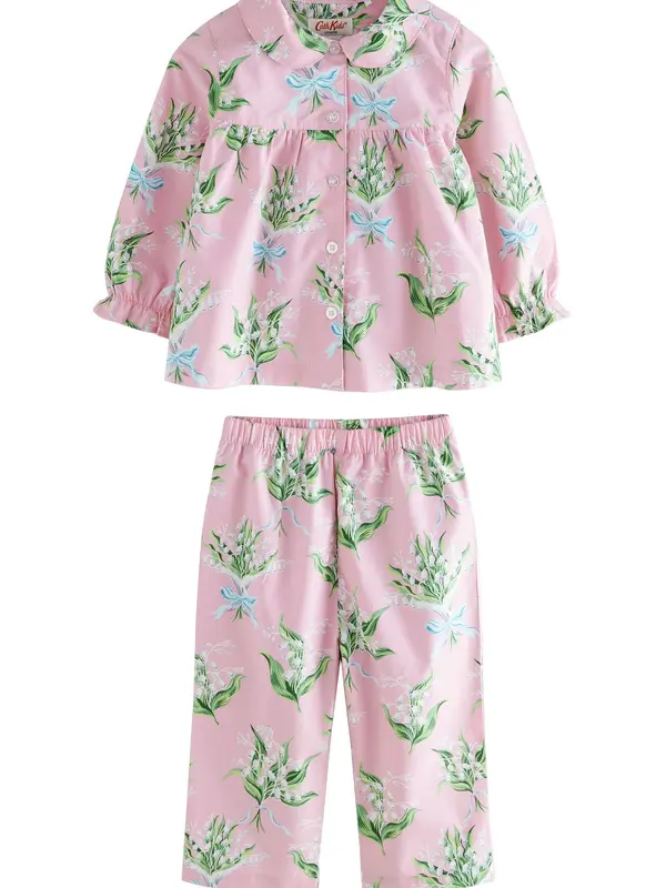 Next Next Pidžama set 'Cath Kidston'  svijetloplava / zelena / roza / bijela