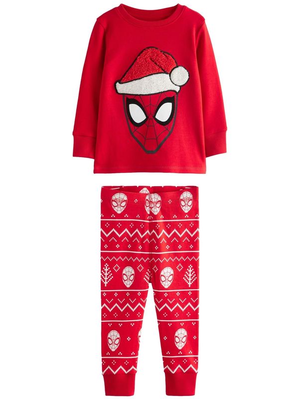 Next Next Pidžama set  crvena / bijela