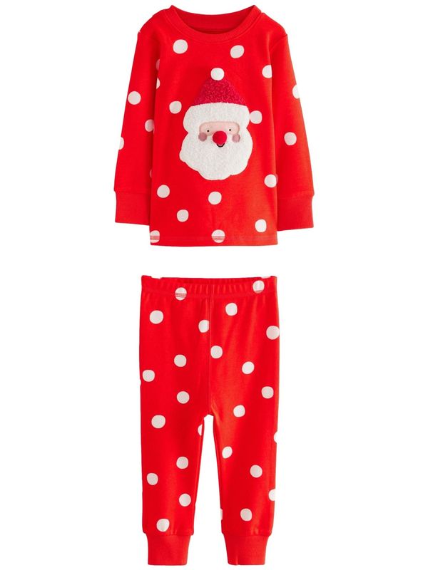 Next Next Pidžama set  crvena / bijela