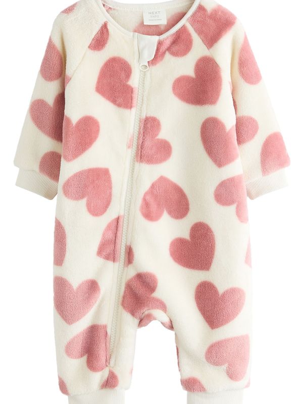 Next Next Pidžama set  fuksija / bijela