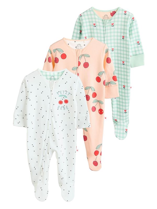 Next Next Pidžama set  menta / marelica / crna / bijela