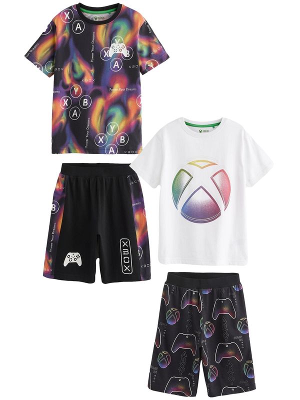 Next Next Pidžama set  miks boja / crna / bijela