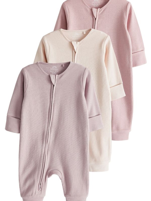 Next Next Pidžama set  nude / roza / prljavo roza