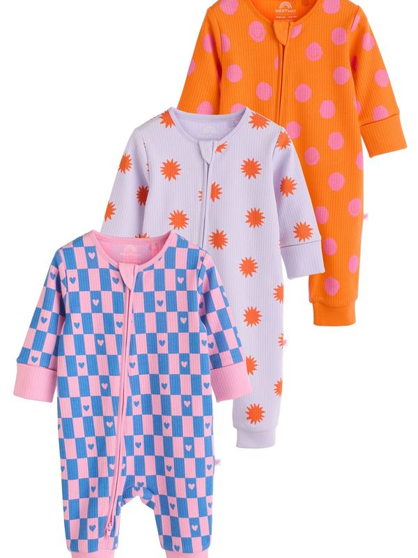 Next Next Pidžama set  plava / ljubičasta / narančasta / roza