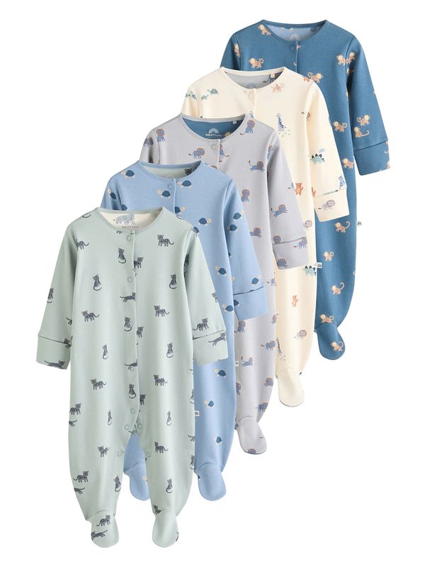 Next Next Pidžama set  plava / miks boja