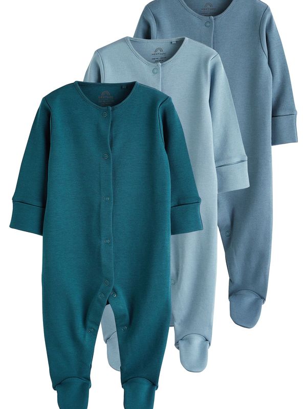 Next Next Pidžama set  plava / sivkasto plava / petrol